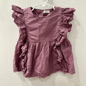 Jamie Kay Fig Lydia Ruffle Top